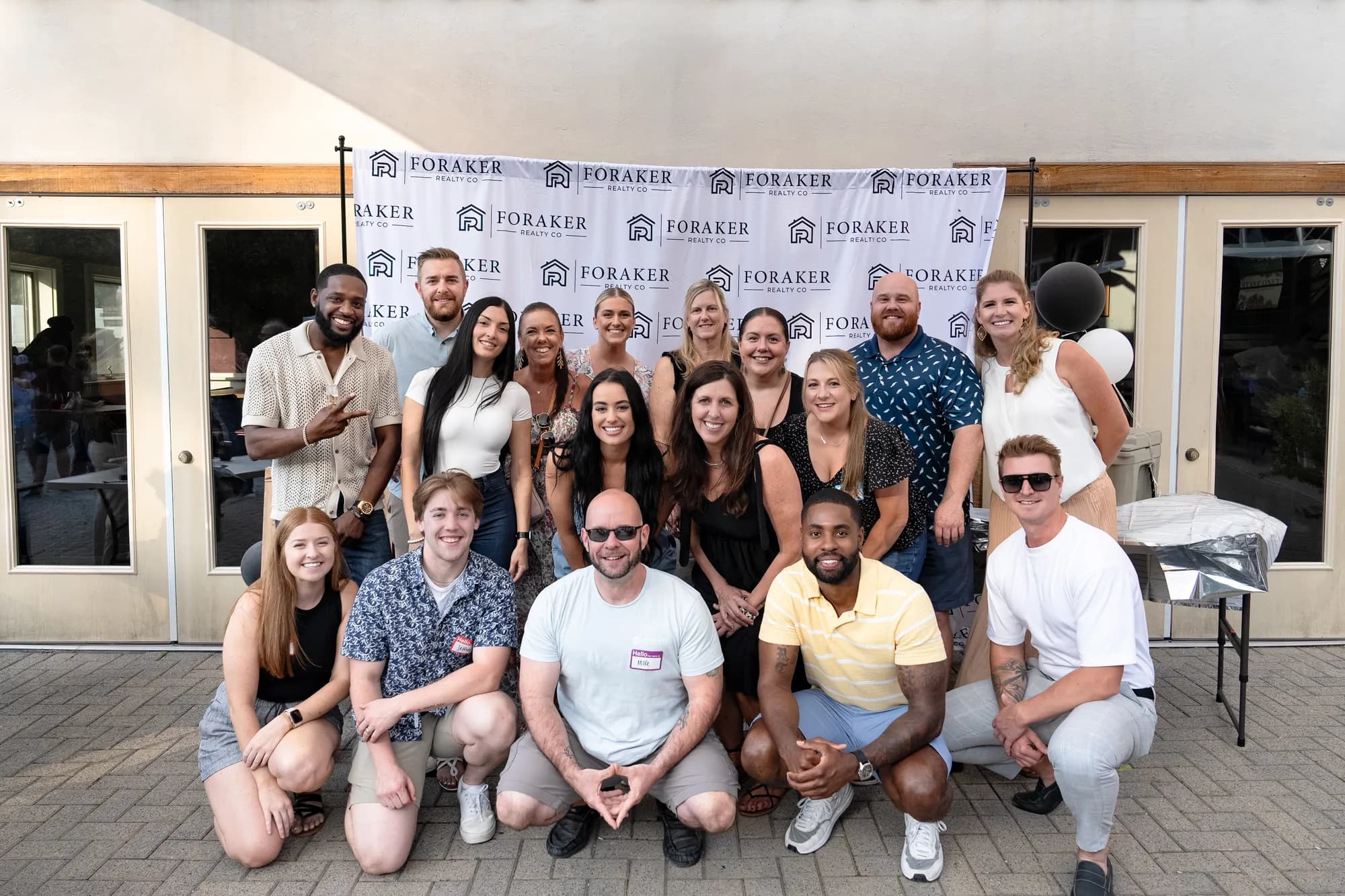 Foraker agents together at a company event