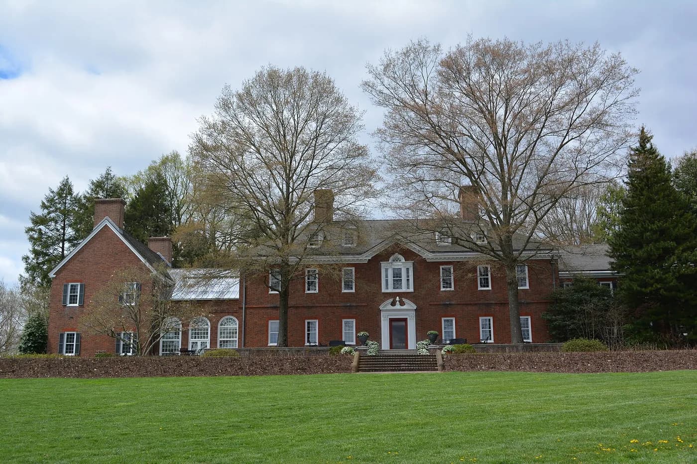 The main house at Mt. Cuba Center
