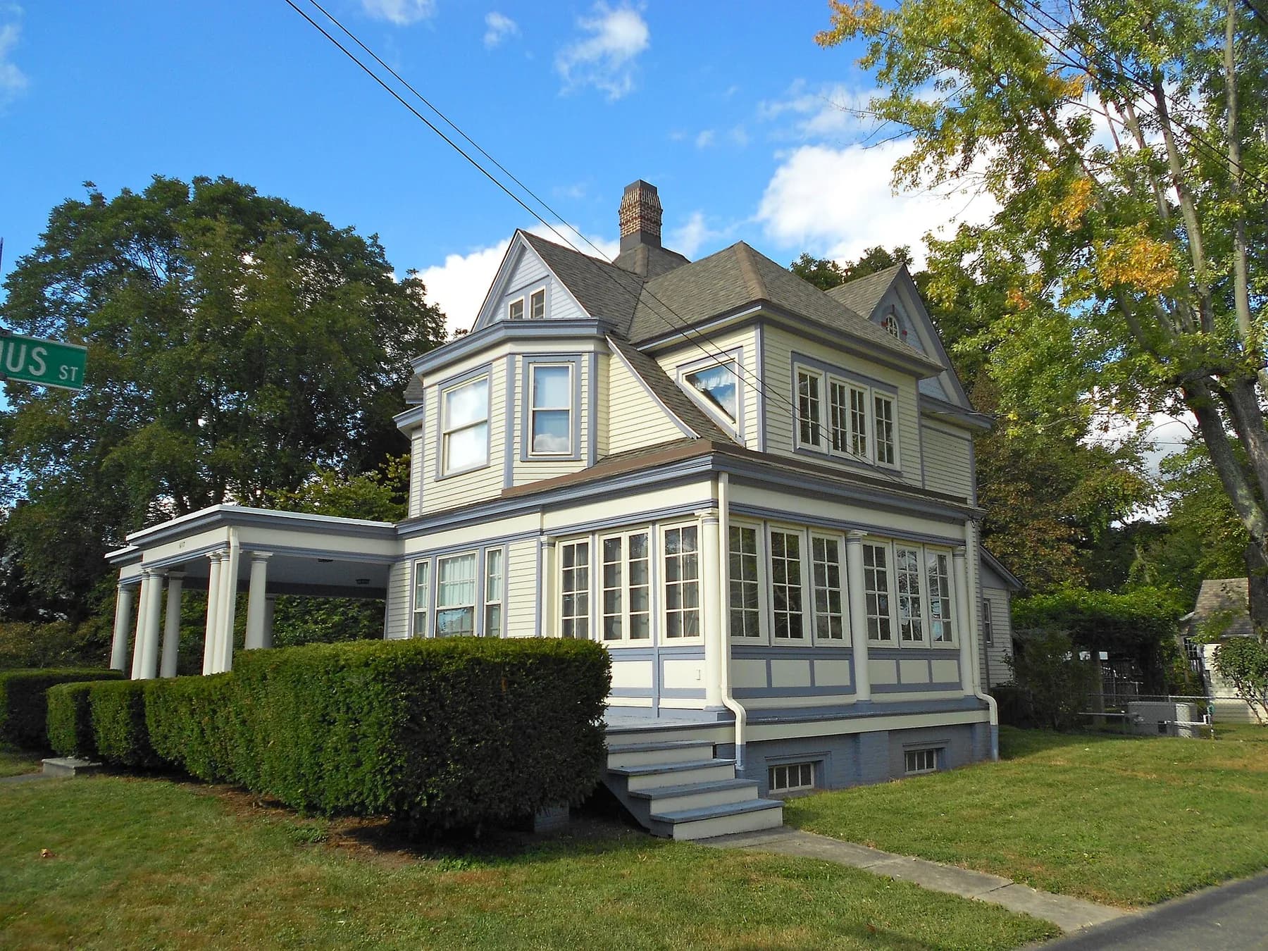 A house in the Townsend Historic District, Townsend, Delaware