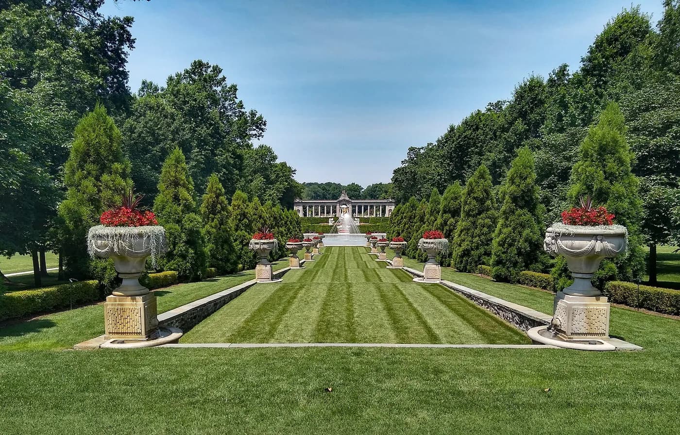 The Long Walk at the Nemours Estate in Wilmington
